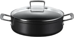 Le Creuset Provencaalse Hapjespan Les Forgées TNS - ø 24 Cm / 3.3 Liter - Standaard Anti-aanbaklaag