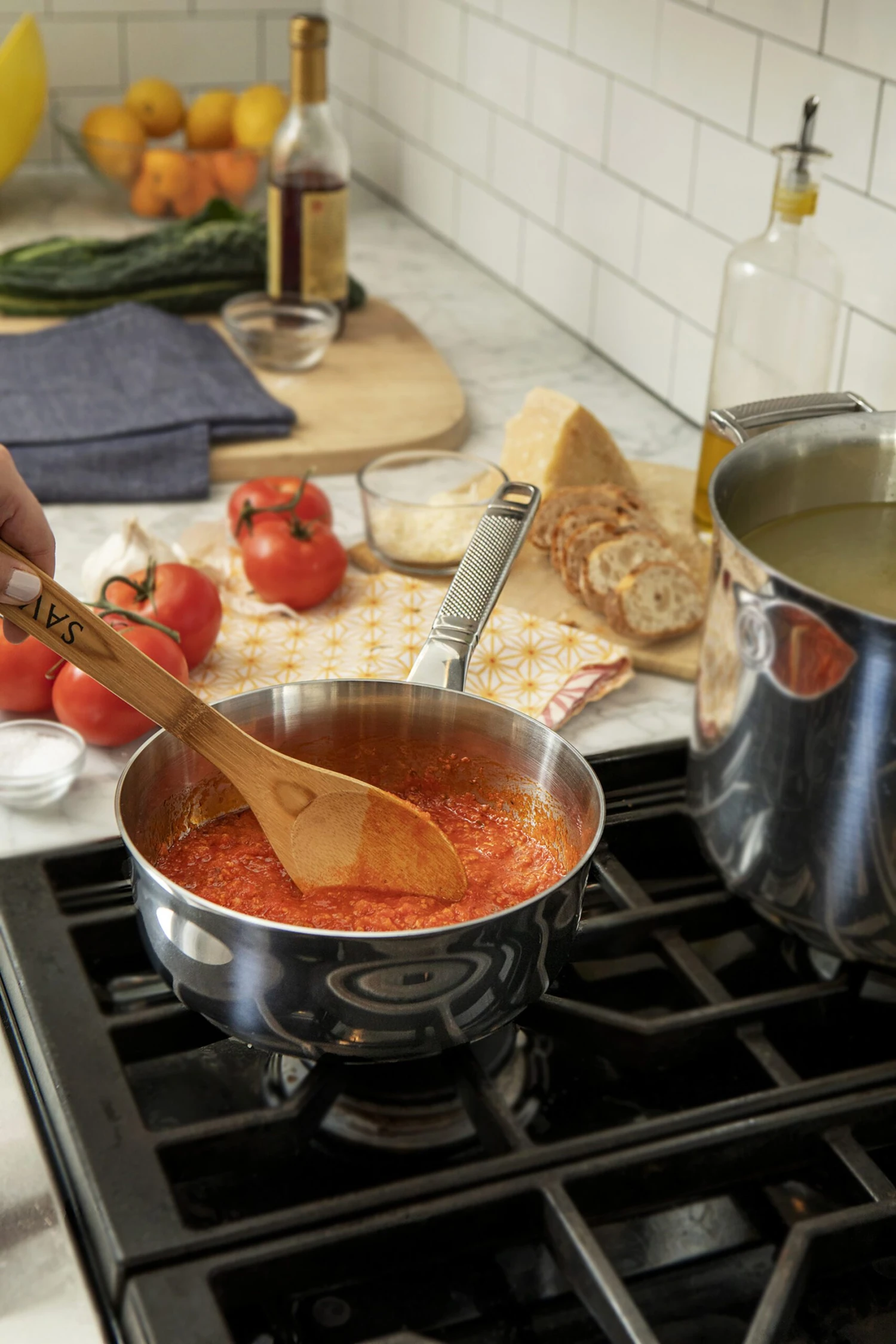 Saveur Selects Steelpan Voyage - TriPly RVS - ø 20 Cm / 1.8 Liter 2 Saveur Selects Steelpan Voyage - TriPly RVS - ø 20 Cm / 1.8 Liter - Afbeelding 2