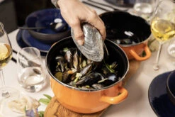 Cosy & Trendy Mosselpan - Oranje - ø 18 Cm / 2.8 Liter 8 Cosy & Trendy Mosselpan - Oranje - ø 18 Cm / 2.8 Liter -Keukengerei Verkoop 11 Mosselen Anovi 11 1