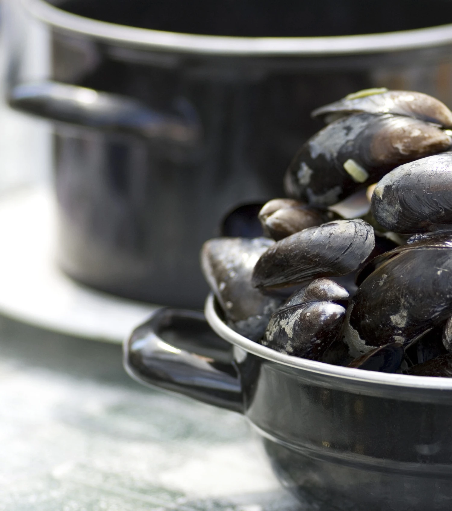 Cosy & Trendy Mosselpan - Zwart - ø 12 Cm / 900 Ml 4 Cosy & Trendy Mosselpan - Zwart - ø 12 Cm / 900 Ml - Afbeelding 4