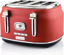 Westinghouse Retro Waterkoker + Broodrooster 4 Sleuven + Blender - Rood -Keukengerei Verkoop 1200x1021 3