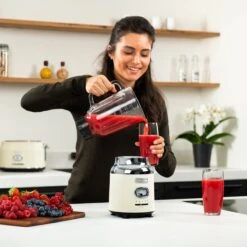 Westinghouse Retro Waterkoker + Broodrooster 2 Sleuven + Blender - Wit -Keukengerei Verkoop 1200x1200 136