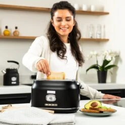 Westinghouse Retro Waterkoker + Broodrooster 2 Sleuven + Blender - Zwart -Keukengerei Verkoop 1200x1200 141