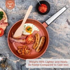 Westinghouse Koekenpannenset Performance - ø 24 En 28 Cm - Rood - Inductie En Alle Andere Warmtebronnen -Keukengerei Verkoop 1200x1200 163