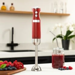 Westinghouse Retro Waterkoker + Broodrooster 2 Sleuven + Staafmixer - Rood -Keukengerei Verkoop 1200x1200 179