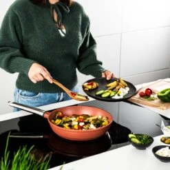 Westinghouse Pannenset Performance (Koekenpan ø 24 En 28 Cm + Steelpan ø 18 Cm) - Rood - Inductie En Alle Andere Warmtebronnen -Keukengerei Verkoop 1200x1200 59