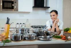 Westinghouse Pannenset Black Signature (Koekenpan ø 20 En 24 Cm + Steelpan ø 20 Cm) - Inductie En Alle Andere Warmtebronnen -Keukengerei Verkoop 1200x800 28