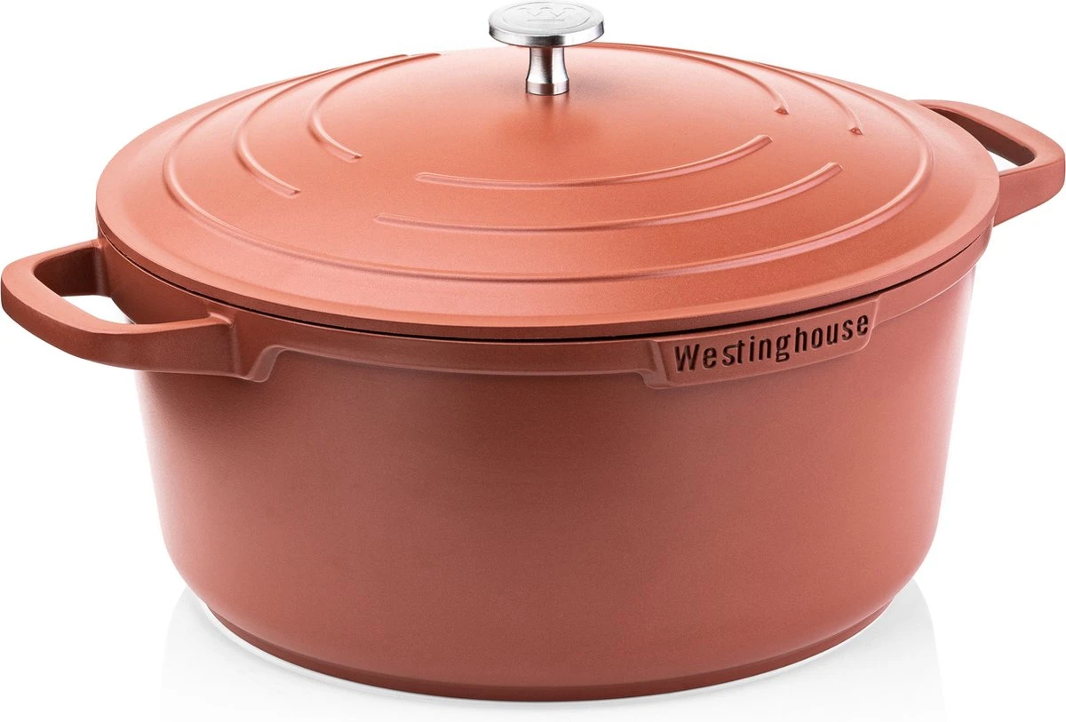 Westinghouse Pannenset Performance (Braadpan + Hapjespan) ø 28 Cm - Rood - Inductie En Alle Andere Warmtebronnen 6 Westinghouse Pannenset Performance (Braadpan + Hapjespan) ø 28 Cm - Rood - Inductie En Alle Andere Warmtebronnen - Afbeelding 6