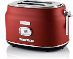 Westinghouse Retro Waterkoker + Broodrooster 2 Sleuven + Staafmixer - Rood -Keukengerei Verkoop 1200x973 2