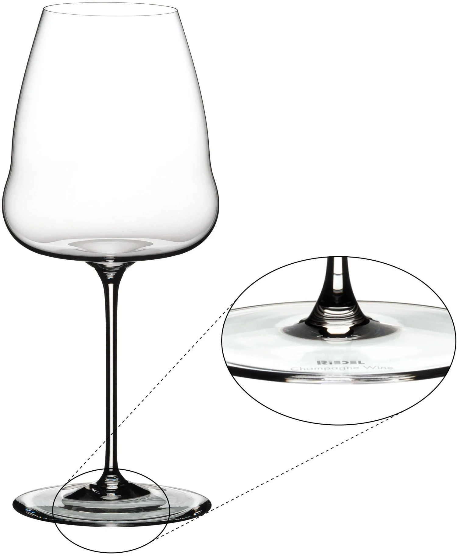 Riedel Champagneglas Winewings 2 Riedel Champagneglas Winewings - Afbeelding 2