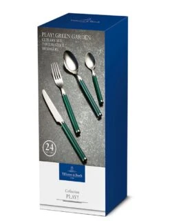 Villeroy & Boch Bestekset Play! - Green Garden - 24 Delig / 6 Personen -Keukengerei Verkoop 1263329033 4003686305137 02