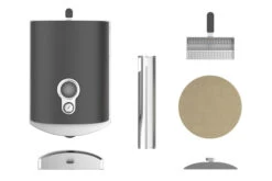 ZiiPa Pizza Oven Piana - Houtgestookt - Met Thermometer - Leisteen - Voor ø 30 Cm Pizza's - Roterende Pizzasteen -Keukengerei Verkoop 159567