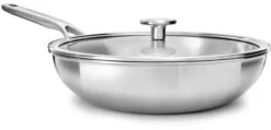 KitchenAid Wokpan - Multi-Ply RVS - ø 28 Cm / 3.6 Liter