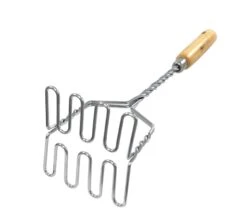 Kitchen Tools Aardappelstamper - Houten Handgreep - 37 Cm