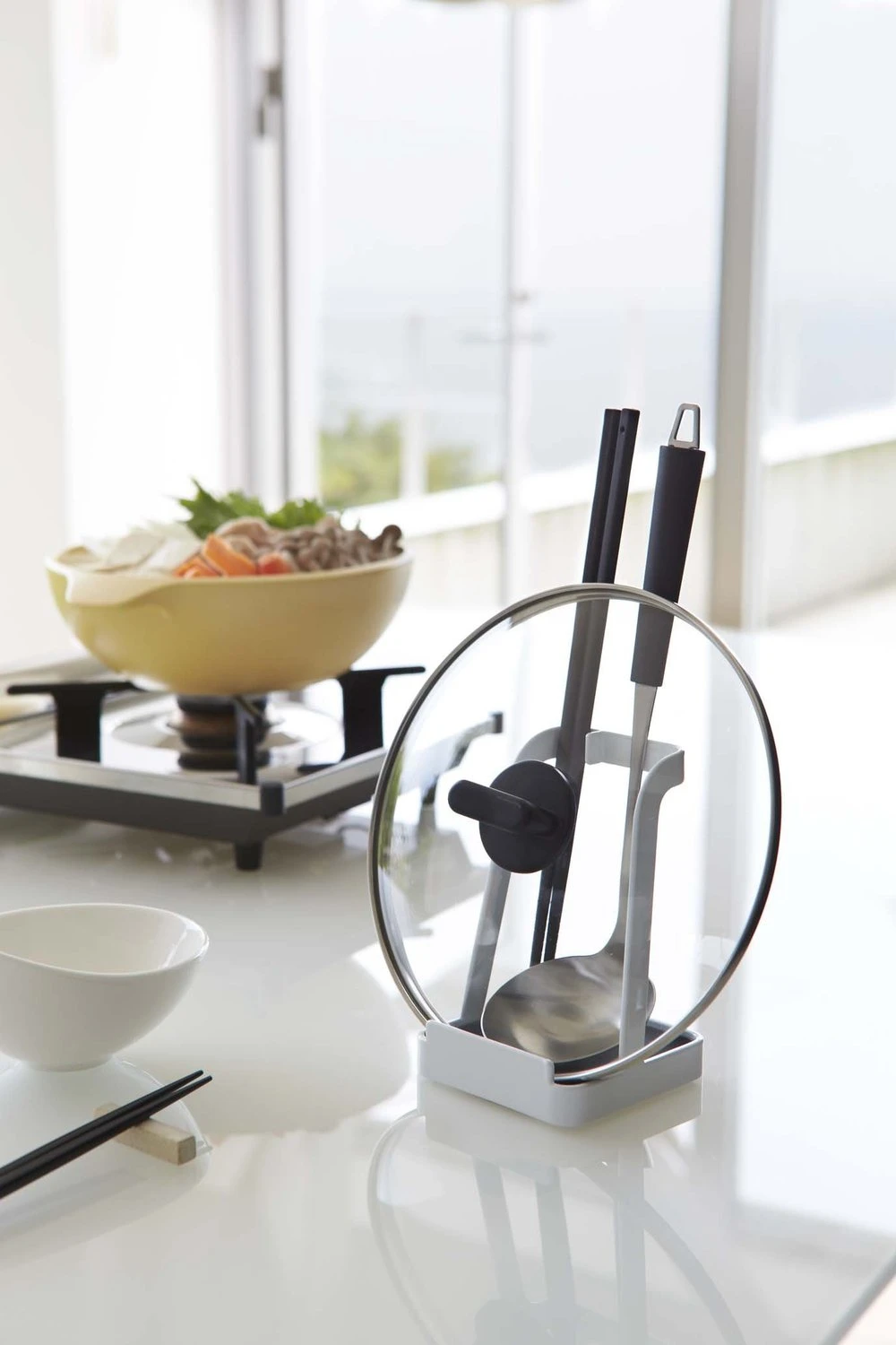 Yamazaki Lepelhouder Tower Wit 2 Yamazaki Lepelhouder Tower Wit - Afbeelding 2