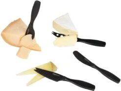 Boska Kaasmessenset Mini Monaco+ Zwart -Keukengerei Verkoop 307088 BOSKACheeseKnifeSetMiniMonaco Black 3