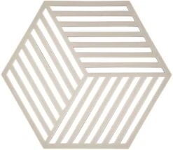 Zone Denmark Pannenonderzetter Hexagon - Warm Grey - 16 X 14 Cm