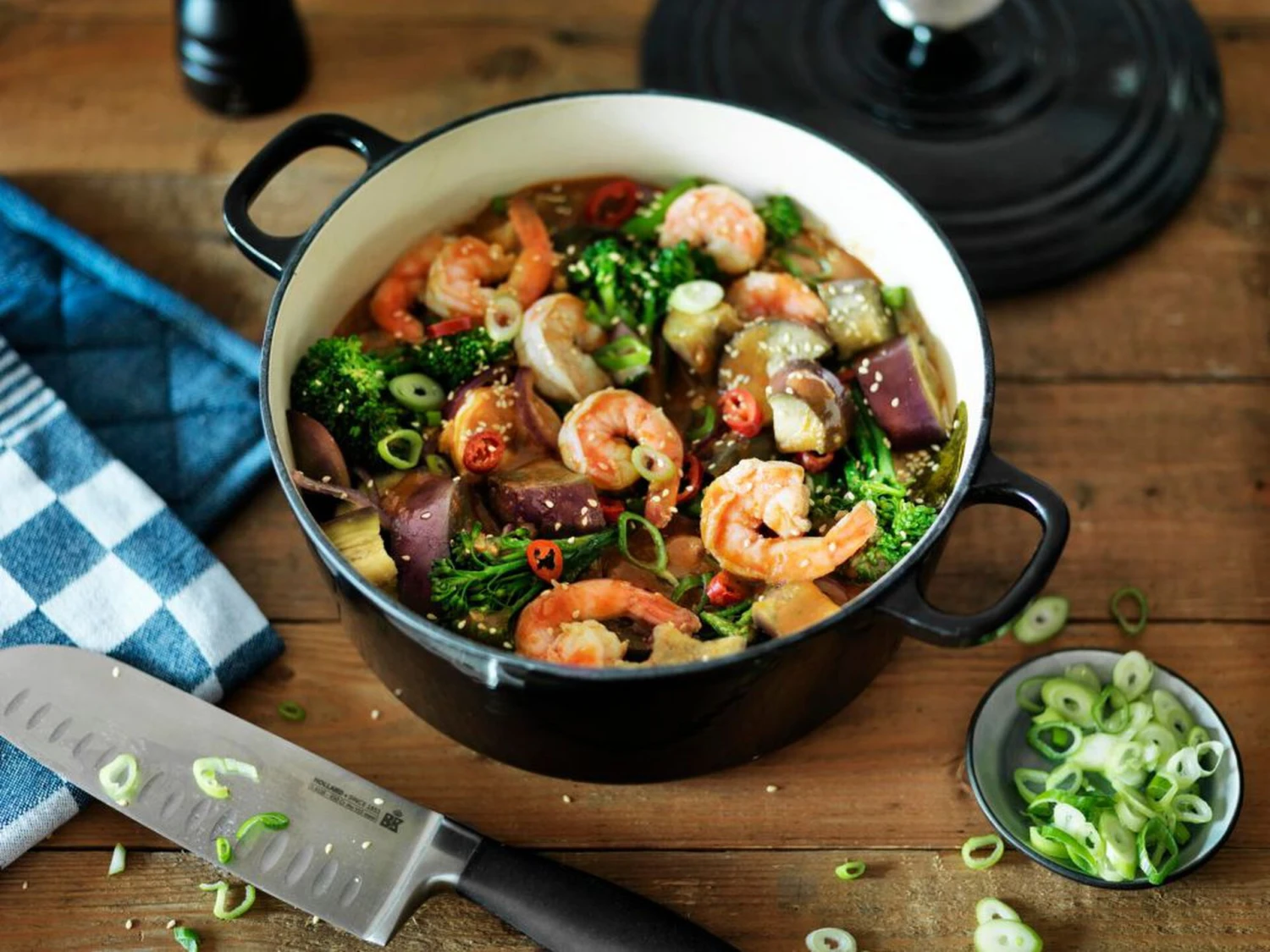 BK Braadpan Bourgogne - Aqua Blue - ø 24 Cm / 4.2 Liter 3 BK Braadpan Bourgogne - Aqua Blue - ø 24 Cm / 4.2 Liter - Afbeelding 3