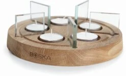 Boska Fondueset Twinkle - 4 Personen - Wit/bruin -Keukengerei Verkoop 340031 LIFE Candle Light Fondue Twinkle. kopie