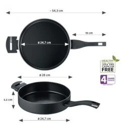 Berndes Hapjespan B.Green - ø 28 Cm / 3.5 Liter - Standaard Anti-aanbaklaag -Keukengerei Verkoop 35455 Product 1920x19205B15D