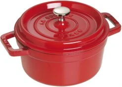 Staub Braadpan / Cocotte - Kersenrood - ø 22 Cm / 2.6 Liter