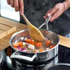 Demeyere Hapjespan Industry 5 - ø 28 Cm / 5.7 Liter + Deksel -Keukengerei Verkoop 40850 681 0 Product In Use OS 750x750 1