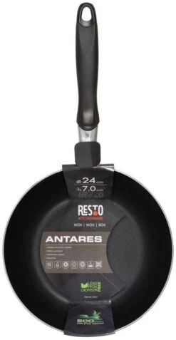 Resto Kitchenware Wokpan Antares - ø 24 Cm - Standaard Anti-aanbaklaag -Keukengerei Verkoop 4260709010120 3