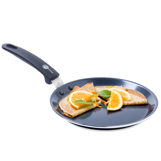 GreenPan Pannenkoekenpan Essentials - Zwart - ø 24 Cm - Keramische Anti-aanbaklaag - Afbeelding 2