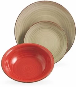 Villa D'Este Serviesset Baita 2 Intensita Doppia - 18-delig / 6 Personen -Keukengerei Verkoop 5907302 p