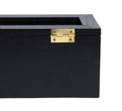 Sakura Tea Theedoos - Zwart - 6-vaks - Met Fluweel - 43 X 9 Cm -Keukengerei Verkoop 6 6 vaks lang 12