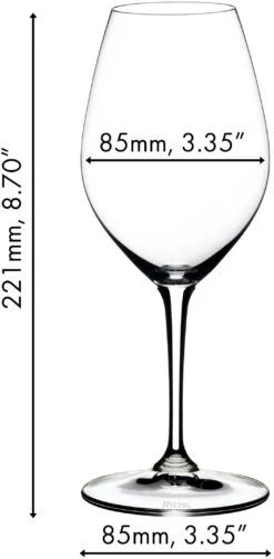 Riedel Champagne Glazen / Witte Wijnglazen Wine Friendly - 4 Stuks -Keukengerei Verkoop 642200403 dimensions meuzh7Bc 1