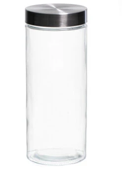 Sareva Voorraadpot - Glas / RVS Deksel - ø 11.5 Cm / 2.2 Liter 7 Sareva Voorraadpot - Glas / RVS Deksel - ø 11.5 Cm / 2.2 Liter -Keukengerei Verkoop 7061111160055 2