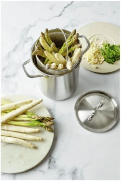 Demeyere Aspergepan / Pastapan Specialties 3 - ø 16 Cm / 4.5 Liter -Keukengerei Verkoop 750065453