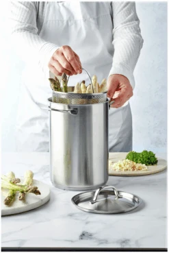 Demeyere Aspergepan / Pastapan Specialties 3 - ø 16 Cm / 4.5 Liter -Keukengerei Verkoop 750065454