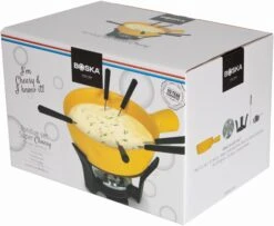 Boska Fondueset Cheesy - 6 Personen - Geel/zwart - 1.3 Liter 9 Boska Fondueset Cheesy - 6 Personen - Geel/zwart - 1.3 Liter -Keukengerei Verkoop 853512 fondue cheesy 1