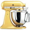 KitchenAid Keukenmachine Artisan - Kantelbare Kop - Pastel Geel - 4.8 Liter - 5KSM175PSEMY