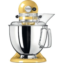 KitchenAid Keukenmachine Artisan - Kantelbare Kop - Pastel Geel - 4.8 Liter - 5KSM175PSEMY -Keukengerei Verkoop 8597015010505B15D 1
