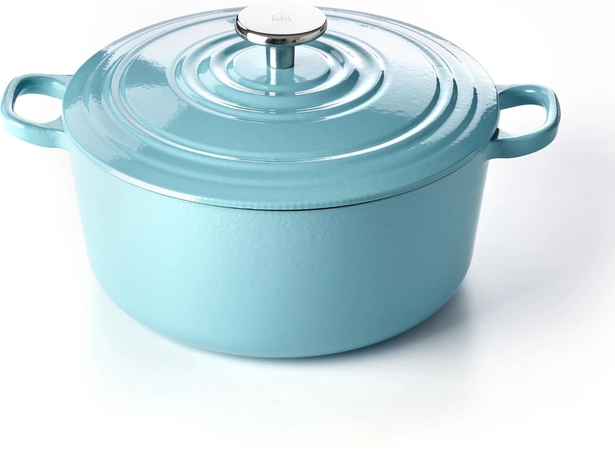 BK Braadpan Bourgogne - Aqua Blue - ø 24 Cm / 4.2 Liter 1 BK Braadpan Bourgogne - Aqua Blue - ø 24 Cm / 4.2 Liter