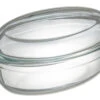 Sareva Ovenschaal Met Deksel - Hittebestendig Glas - Ovaal - 28 X 19 Cm / 4 Liter