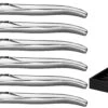 Jay Hill Steakmessen Laguiole - Raw Black - RVS - 6 Stuks