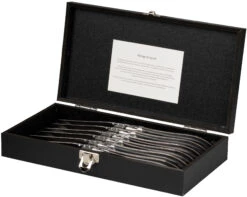 Jay Hill Steakbestek Laguiole Ebbenhout 12-Delig -Keukengerei Verkoop 8720364453473 6 1
