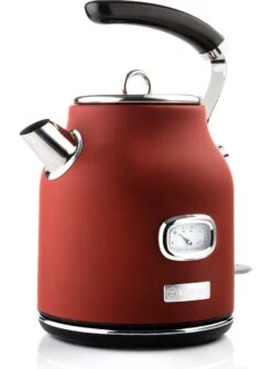 Westinghouse Retro Waterkoker + Broodrooster 4 Sleuven + Blender - Rood -Keukengerei Verkoop 885x1200 4