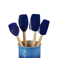 Le Creuset Spatelset - Met Spatelpot - Premium - Azure - 5-delig -Keukengerei Verkoop 91057001220000 alt1