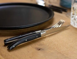 Jay Hill Bestekset Laguiole - Zwart - 24 Delig / 6 Personen -Keukengerei Verkoop AR7A5876 2