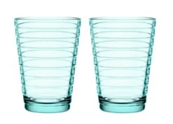 Iittala Glas Aino Aalto - Watergroen - 330 Ml - 2 Stuks
