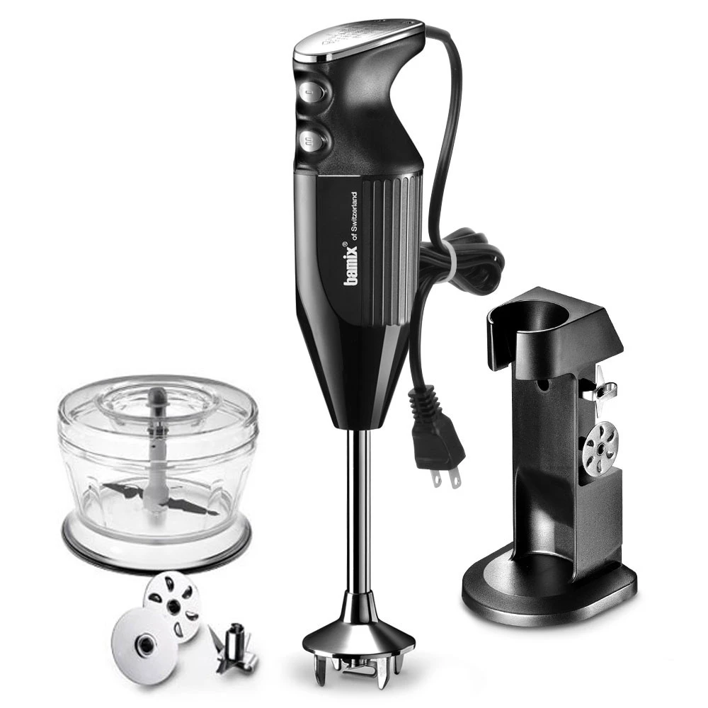 Bamix Staafmixer Set DeLuxe - 200 W - Zwart 1 Bamix Staafmixer Set DeLuxe - 200 W - Zwart
