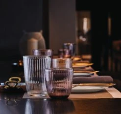 Bormioli Rocco Waterglazen Line - Blauw - 290 Ml - 6 Stuks -Keukengerei Verkoop Bormioli Glas Line Transparant 29 cl Sfeer