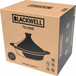 Blackwell Tajine Gietijzer - Zwart - ø 30 Cm / 3 Liter -Keukengerei Verkoop BoxRED TAJINE Package New 1