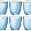 Bormioli Rocco Waterglazen Line - Blauw - 290 Ml - 6 Stuks