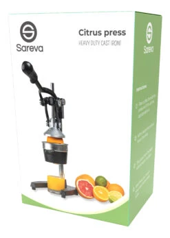 Sareva Citruspers - Gietijzer - Hevelmodel - Zwart -Keukengerei Verkoop Citrus pers zwart current view